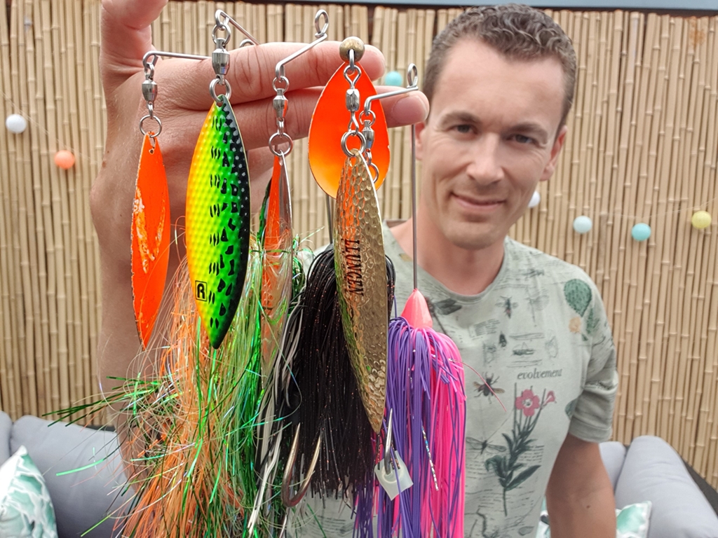 Spinnerbaits – Het wapen tegen waterplanten – Sander Paans