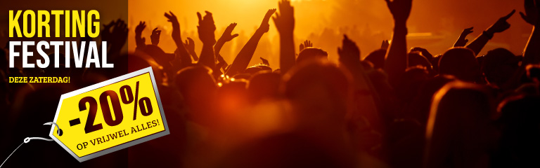 Feesten op het Raven Korting Festival