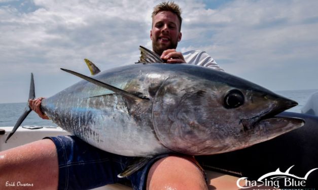 Vissen op Mahi mahi, tonijn en amberjack voor de kust van Spanje
