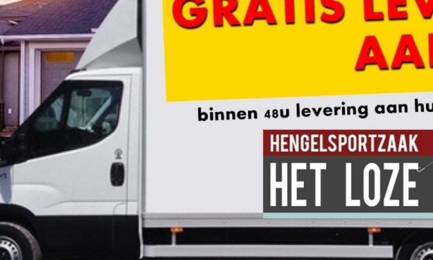 Het Loze Vissertje levert GRATIS aan huis