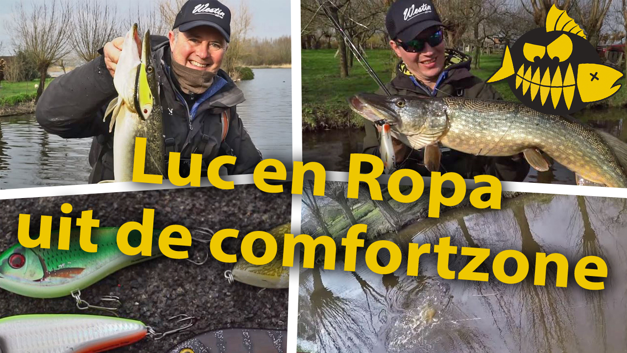 ***Roofmeister VIDEO*** Luc Coppens en Robert-Paul Wolters uit hun comfortzone – Snoeken vanaf de kant