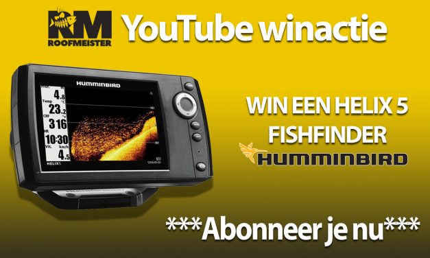 Subscribe op Roofmeister YouTube en maak kans op een fishfinder! – WINNAAR BEKEND