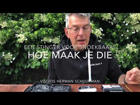 Zo maak je stingers voor snoekbaars – Herman Schuurman