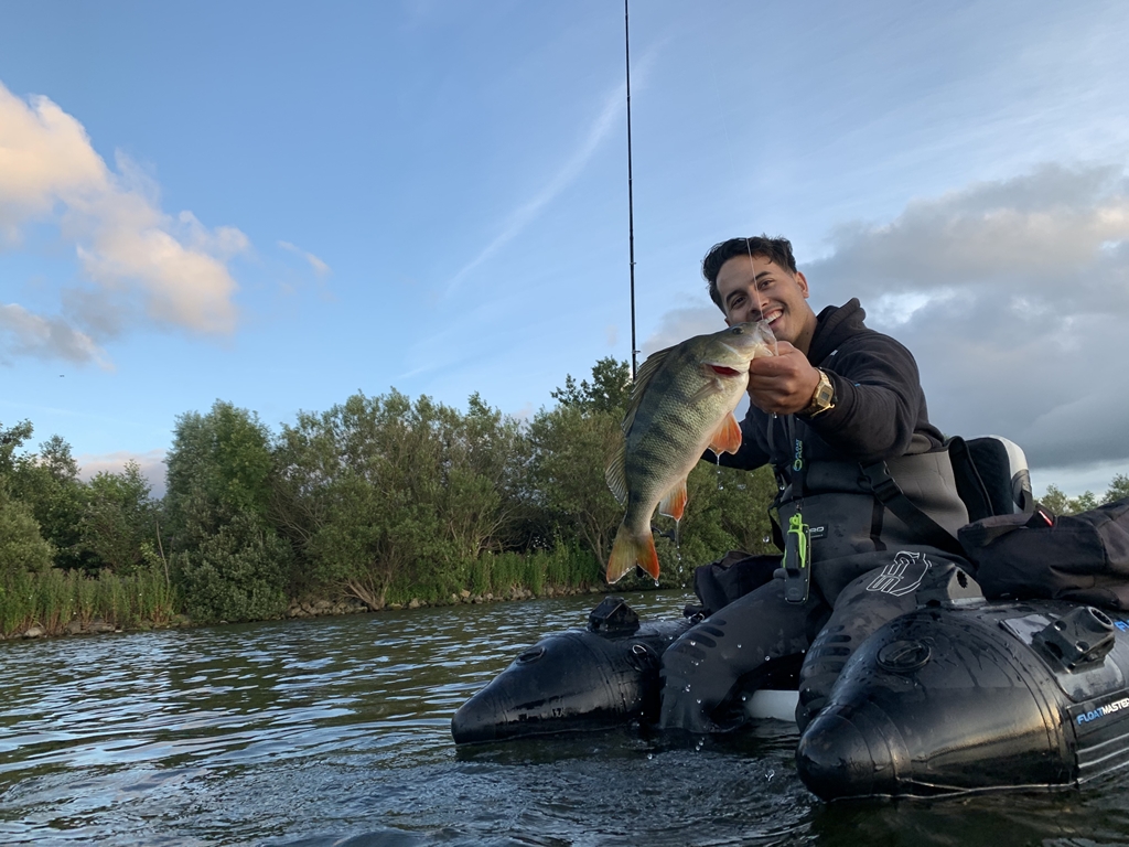 De bellyboat hengels van Jordi Rakiman