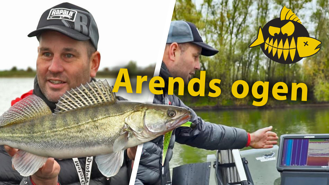 Arends ogen onder water – Lowrance HDS fishfinder
