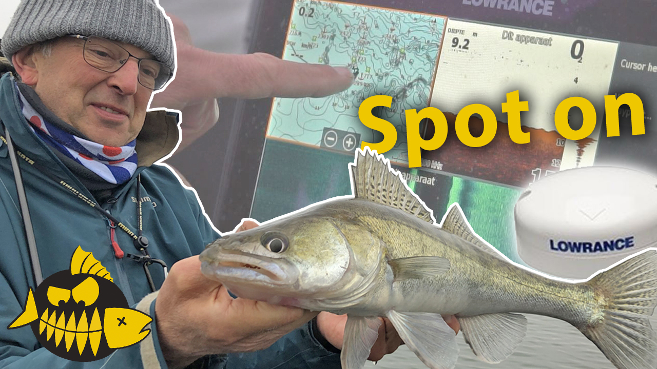 Lasergestuurd snoekbaars aanwerpen – De Point-1 GPS Antenne van Lowrance