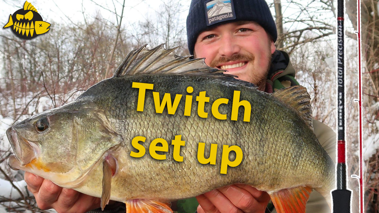 Super de luxe hengel voor twitchbaits –  Set up voor grote baars