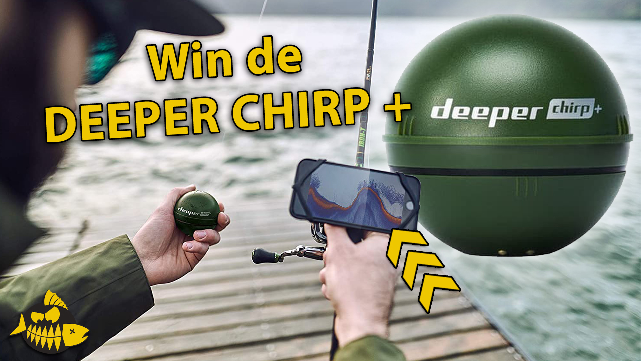 Win de NIEUWSTE Deeper Chirp fishfinder – € 60 KORTING als je niet wint