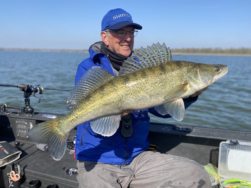 SnoekbaarsMeister Herman Schuurman met snoek als achilleshiel