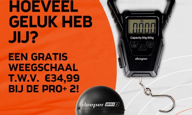 Krijg nu een GRATIS weegschaal bij aankoop van je Deeper!