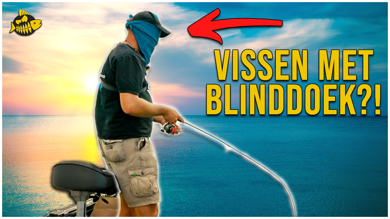 ***VIDEO*** VANGEN WIJ MEGAGROTE  SNOEKBAARS MET BLINDDOEK OM?!