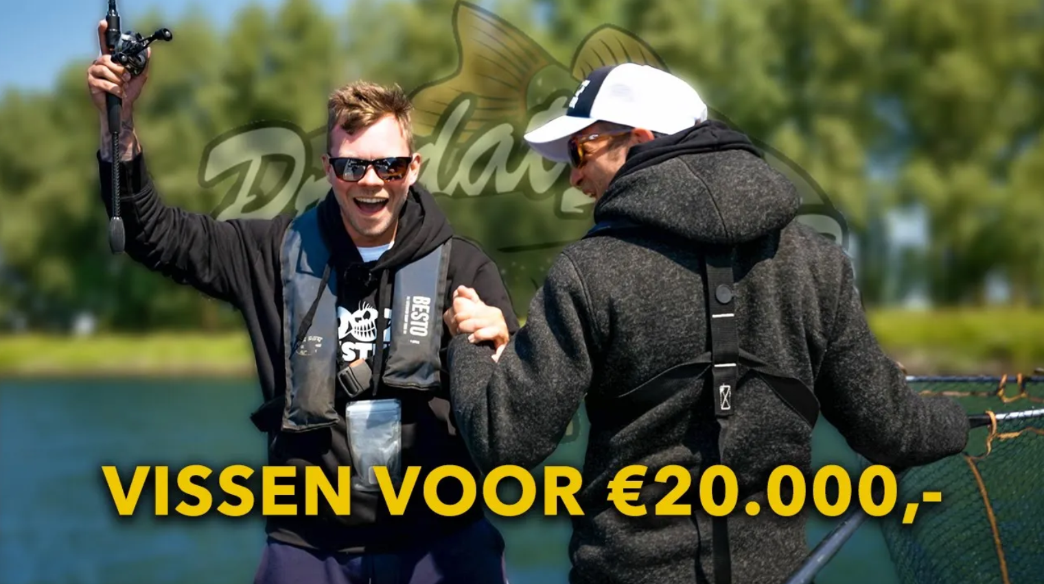 ***VIDEO*** WIJ vissen de CHAMPIONS LEAGUE van het ROOFVISSEN!!!