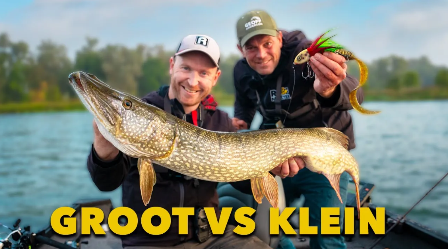 ***VIDEO*** Dit is het BEWIJS: Vang je GROTE SNOEK op GROOT KUNSTAAS?