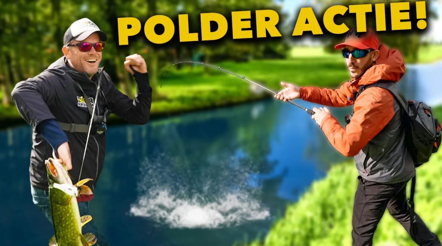 ***VIDEO*** ZO VANG je VEEL en GROTE SNOEK in de POLDER!