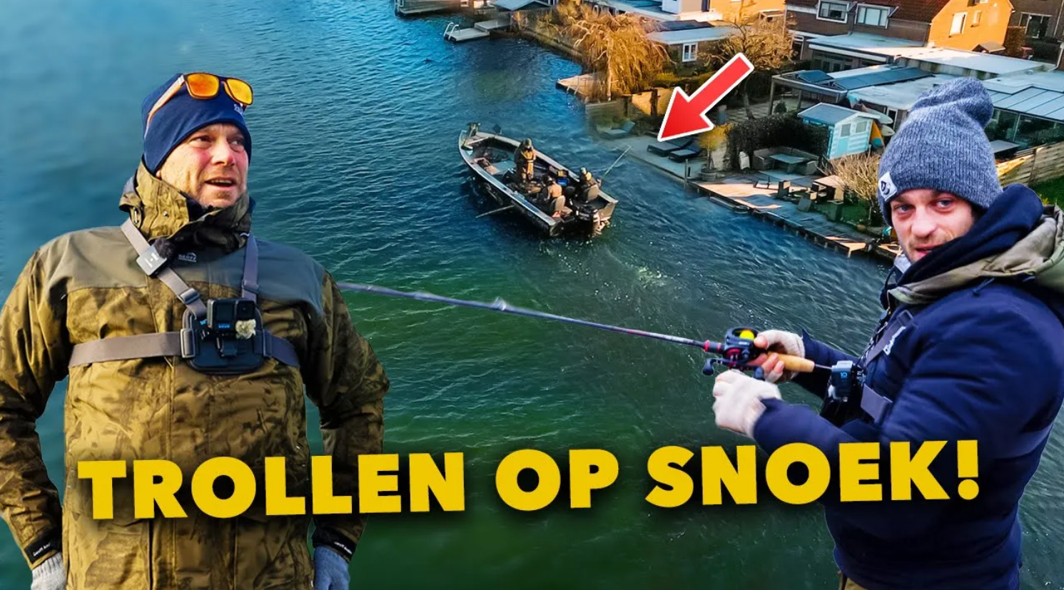 ***VIDEO*** KIJK ONDER WATER: ZOVEEL snoek VOLGT ons kunstaas tijdens TROLLEN!