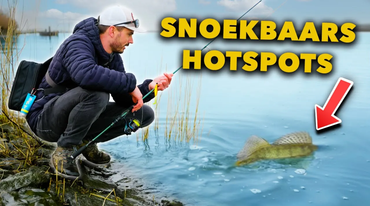 ***VIDEO*** Zo VANG je SNOEKBAARS in het VOORJAAR! – Veel AANBETEN vanaf de KANT
