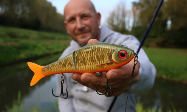 127 cm snoek vangen tijdens testen van nieuwe glidebait!