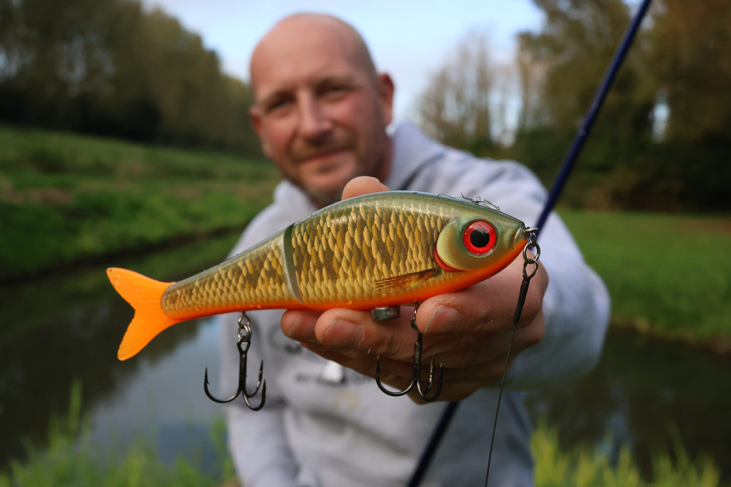 127 cm snoek vangen tijdens testen van nieuwe glidebait!