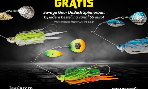 Gratis Savage Gear DaBush spinnerbait bij DeRoofvisser.com!