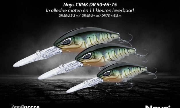 De nieuwste crankbait van Nays is nu te krijgen bij Black River!