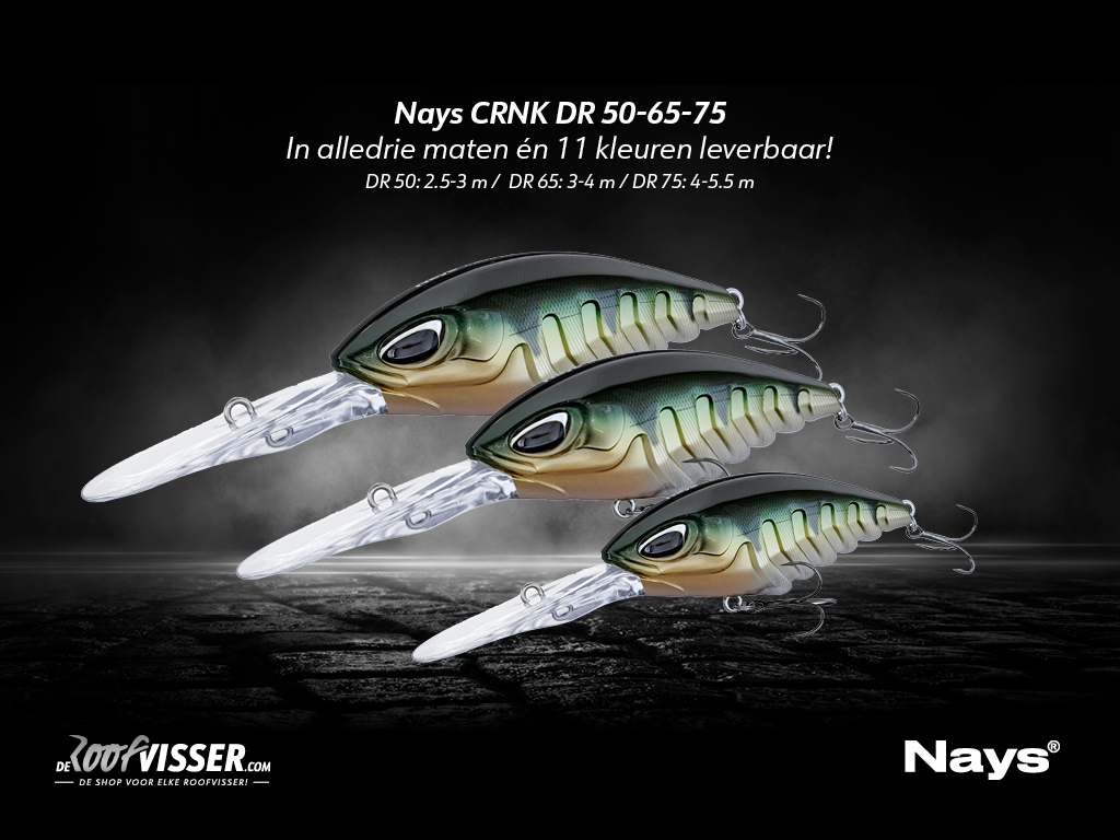 De nieuwste crankbait van Nays is nu te krijgen bij Black River!