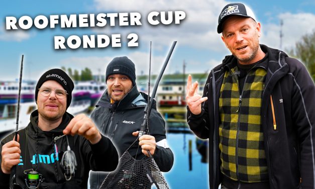 ***VIDEO*** Wie VANGT eerste ROOFVIS op ZELFGEMAAKT KUNSTAAS in RONDE 2?!