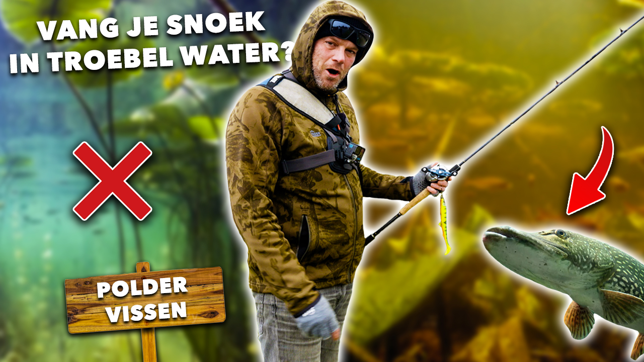 ***VIDEO*** VISSEN op SNOEK in TROEBEL WATER! Zo veel ACTIE hadden wij niet VERWACHT!