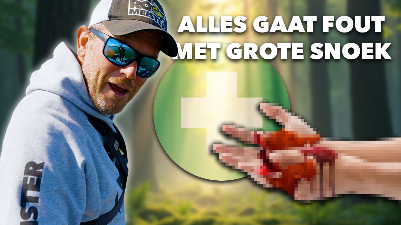 ***VIDEO*** SNOEK VISSEN gaat FOUT! GROTE SNOEK zorgt voor CHAOS!
