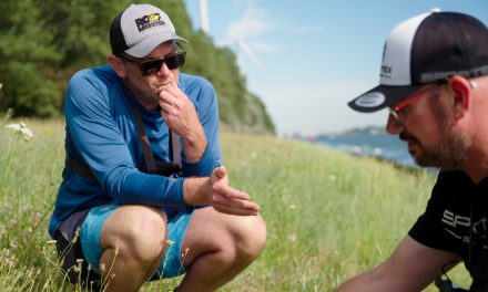 Exclusieve zeebaars clinic door René de Boer voor Roofmeisters><span class=