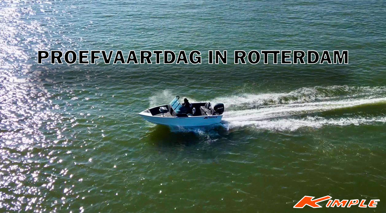 Proefvaartdag in Rotterdam met gloednieuwe Kimple vismachines!