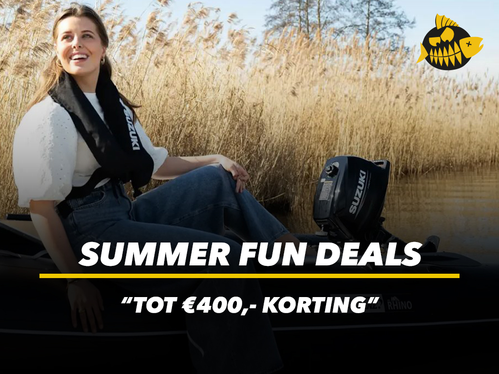 Profiteer tot wel 400€ korting op je Suzuki buitenboordmotor!