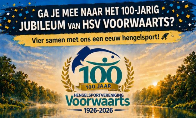 HSV Voorwaarts viert 100-jarig bestaan met groot hengelsportevenement!